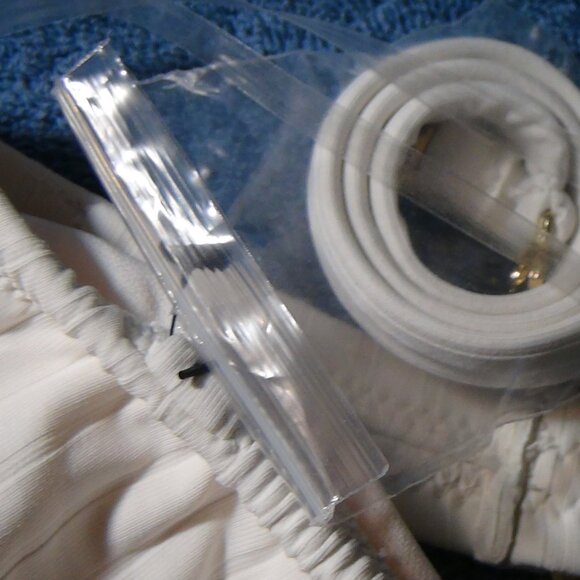 Shade & Shore Womens Ribbed 1-Shoulder Cut-Out Cheeky 1 Piece Swimsuit Ivory Siz - Picture 13 of 16